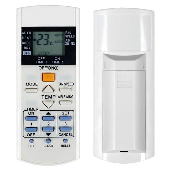 Fjärrkontroll Ersättning för A75C3623 Panasonic Air Conditioner Vit