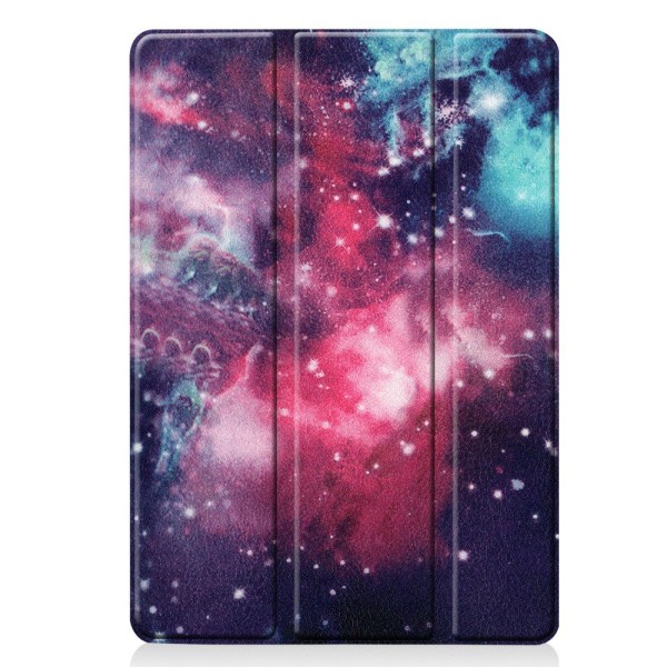 Apple iPad 10.2 Trifoldet Stativ Tablet-Taske - Stjernehimmel Multicolor