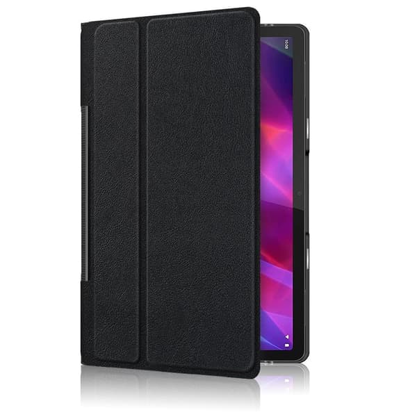 Enkel Tablettdeksel med Stativ for Lenovo Yoga Tab 11 Black