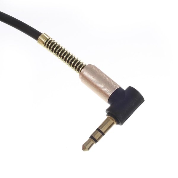 UCB C til AUX 3,5mm kabel 1 meter - Sort Black