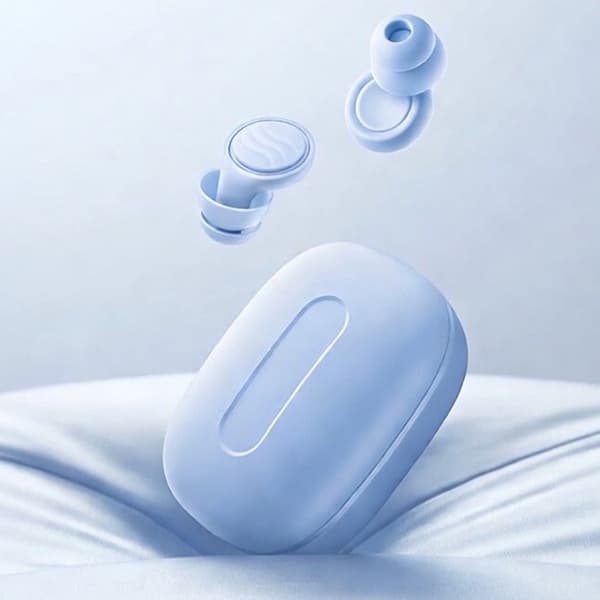Søvn hodetelefoner – In-ear-hodetelefoner for søvn – Ørepropper med 50 dB støyreduksjon – Blå Blue