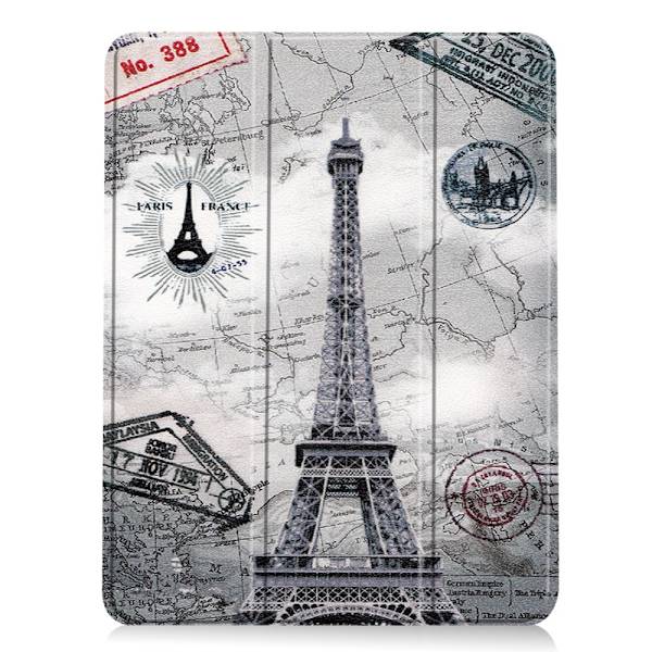 Til iPad Air 11 (2024) Etui Tre-fold Stativ Tablet Cover med Pen Holder - Tower Multicolor