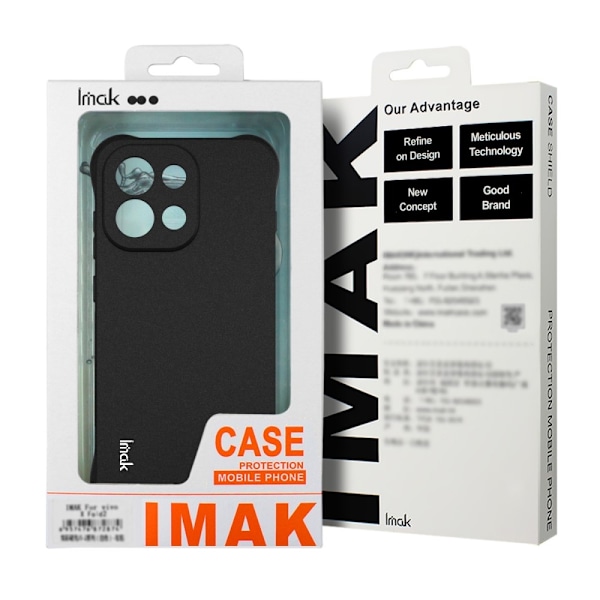 IMAK For Sony Xperia 1 VII Deksel TPU-telefonbeskyttelse Airbag-støtsikker Matte Black Black