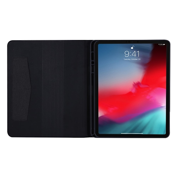 Til iPad Air 13 (2024) Tabletetui Dækstofstruktur - Sort Black