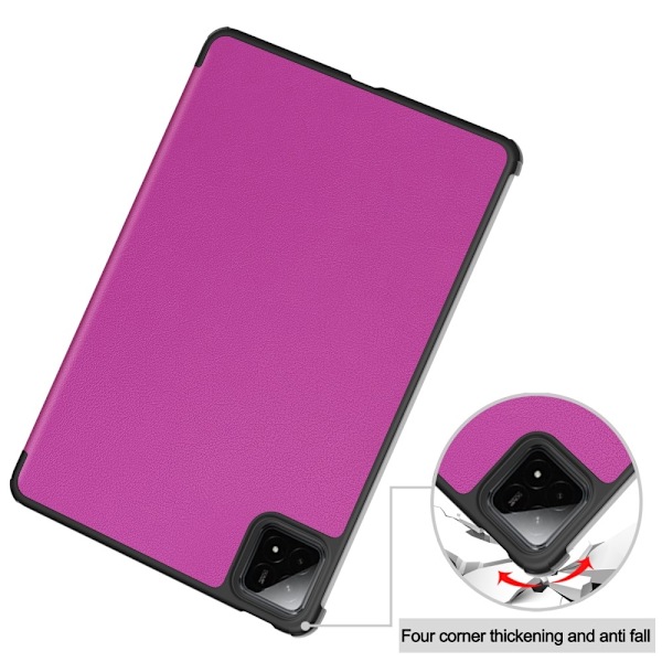 Slim Fit Cover Case til Xiaomi Pad 7 Auto Wake / Sleep - Lilla Purple