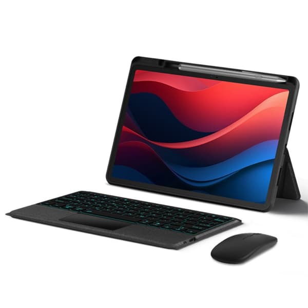 Til Lenovo Tab M11 Tablet Etui med stativ Bluetooth - tastatur Black