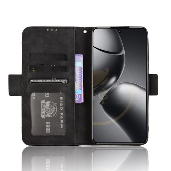 Xiaomi 14T Pro Multiple Card Slots Wallet Case Protective Black