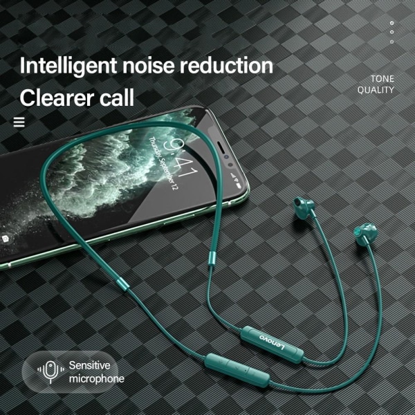 Lenovo SH1 Bluetooth 5.0 Trådlösa hörlurar Svart