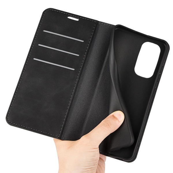 Wallet Stand Telefontaske til Motorola Edge 30 - Sort Black