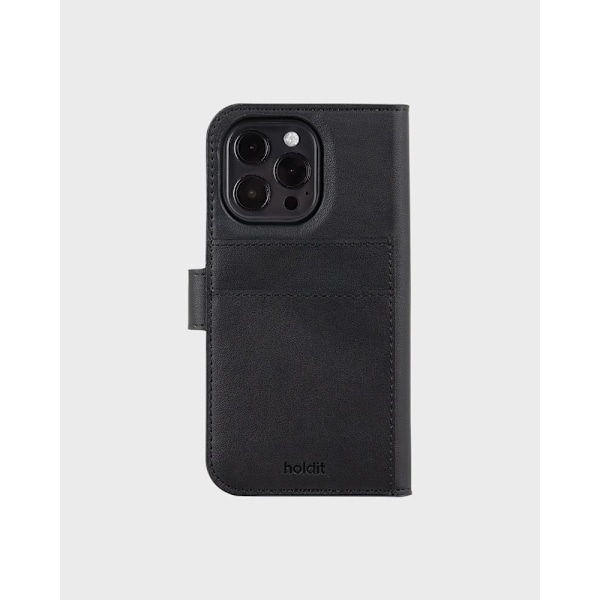 Holdit Cover Lompakkokotelo Magnet Plus Black iPhone 16 Pro Black