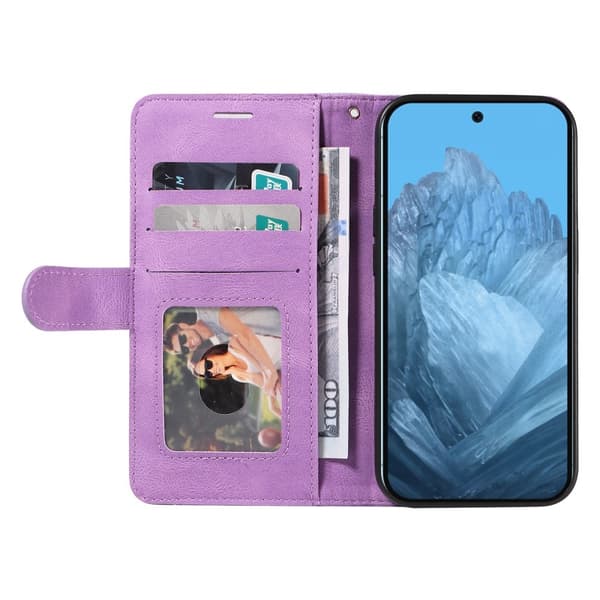 Til Google Pixel 9 / 9 Pro KT - serie - 1 dobbeltfarve etui Purple