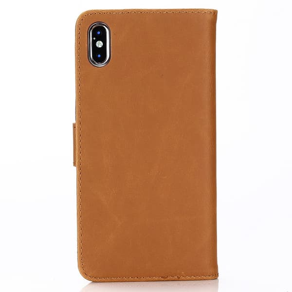 iPhone XS Max Retro Lommebok - cover/cover - Brun Brown