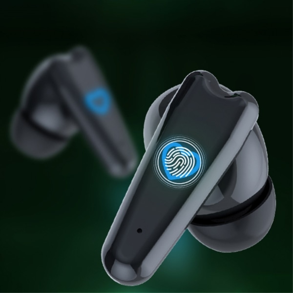 Bluetooth 5.3 In-Ear Hodetelefoner + Hjerteformet Ladeetui - Blå Blue