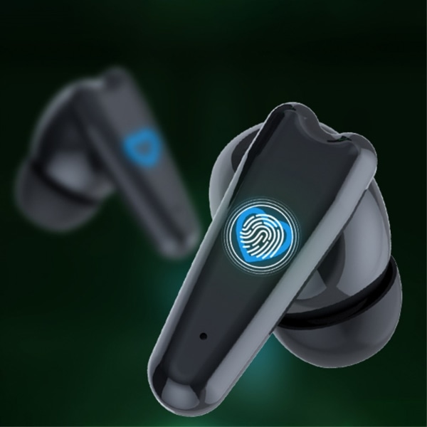 Bluetooth 5.3 In-Ear Hörlurar + Hjärta Laddningsfodral - Blå Blå
