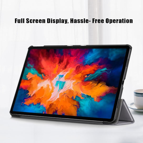 Kolminkertainen jalustan kansi Lenovo Tab P11 Pro TB-J706F - Harmaa Grey