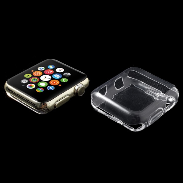 Skyddande Transparant Skal TPU Apple Watch Series 3 2 1 38mm Transparent