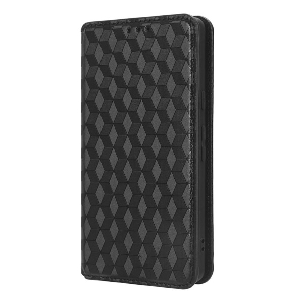 Lommebok - deksel Rhombus til Google Pixel 7a - Svart Black