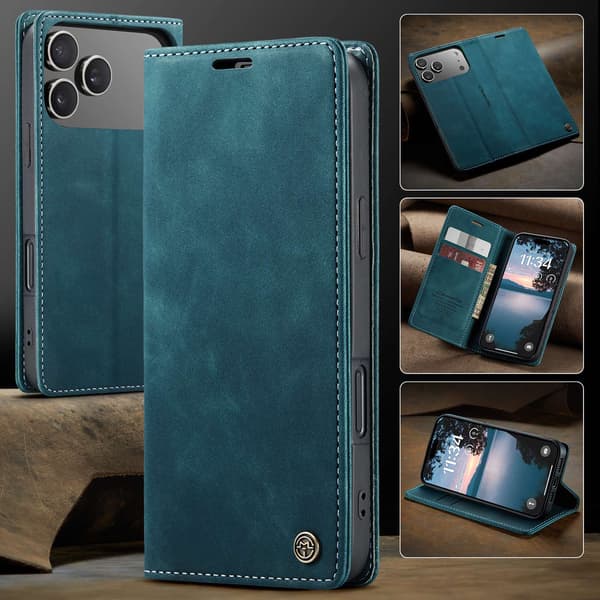 CASEME Lommebok-deksel iPhone 17 Pro Blue