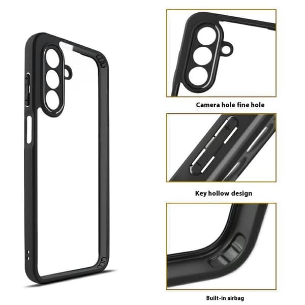 För Samsung Galaxy A26 5G  Skal Transparent Mobilskal Transparent