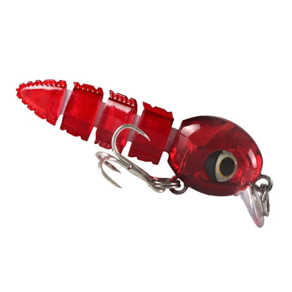 5 todenmukaista kalastusuistia Crankbait säilytyslaatikolla Multicolor