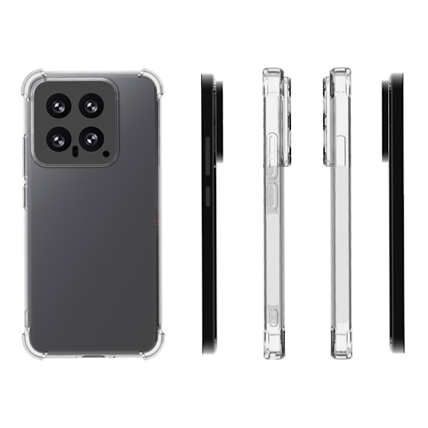 För Xiaomi 14 Fodral TPU Skal Baksida Transparent