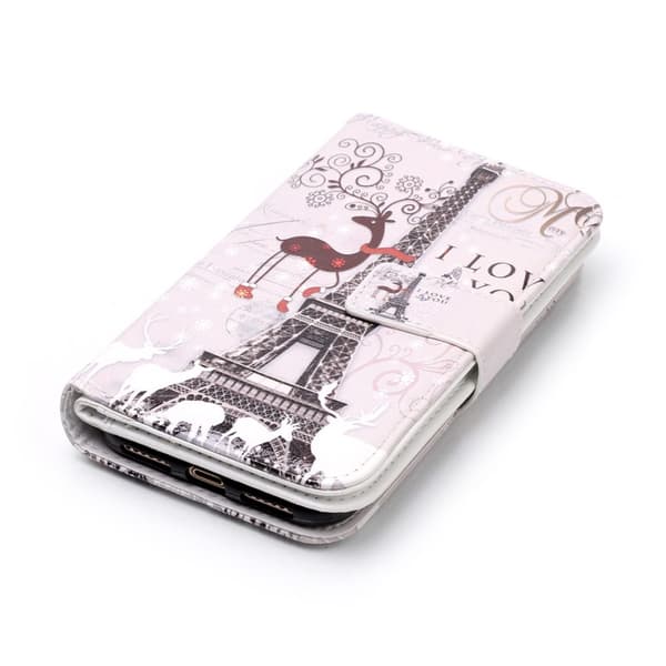Lompakkokotelo with 9 Card Slots - iPhone XS Max - Eiffel Tower