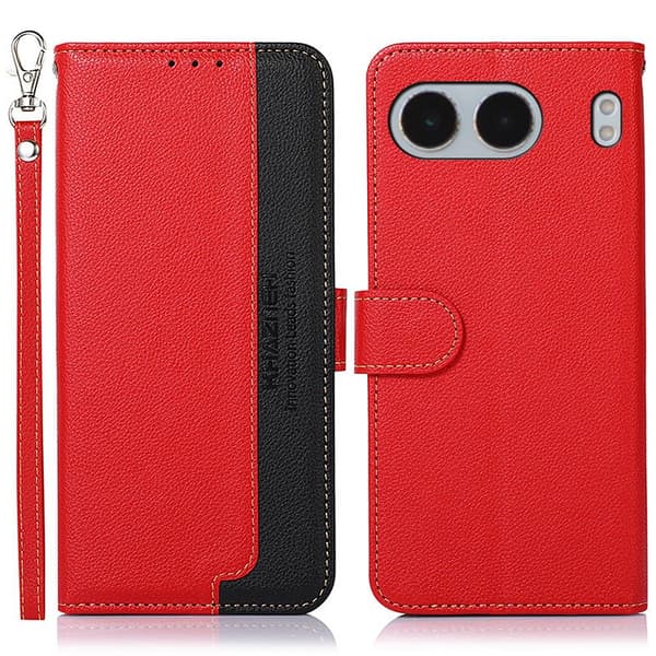 KHAZNEH Telefondeksel for OnePlus Nord 4 Red