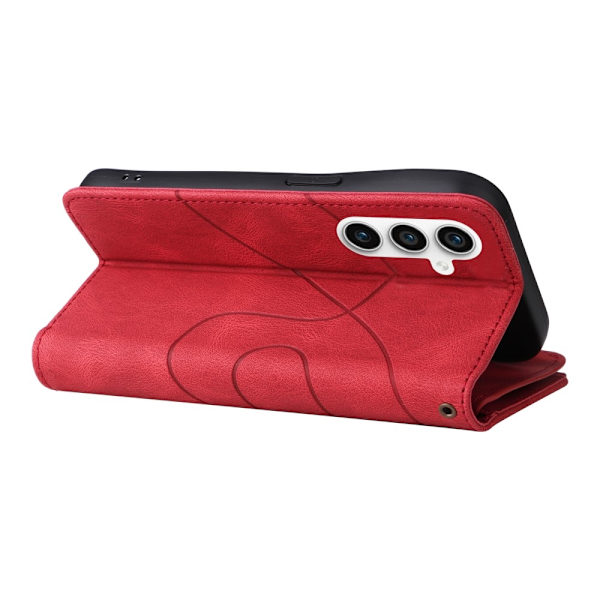 KT Multifunktion Series-5 Til Samsung Galaxy S23 FE Telefontaske Red