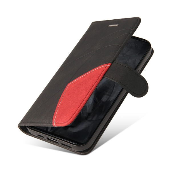 Til Google Pixel 8 Pro KT-serie-1 dobbeltfarve etui Black