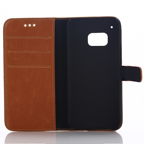 HTC ONE M9 Stilrent plånboksfodral Brown