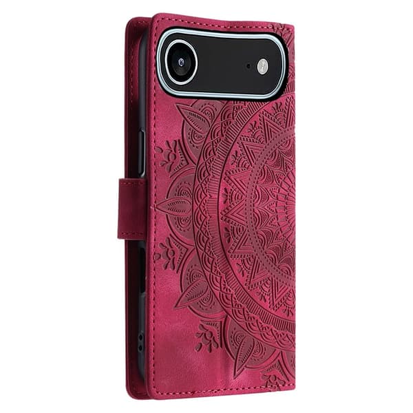 iPhone Air Jalustakotelo Totem Lompakkokotelo Red