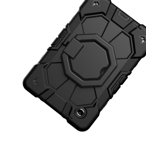 Til Samsung Galaxy Tab A11+ Etui PC+Silikone Tablet Cover Black Multicolor