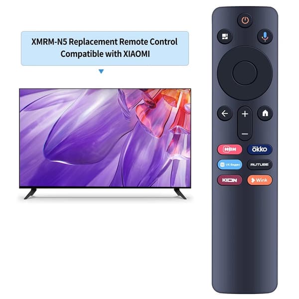 Fjärrkontroll Ersättning XMRM-N5 För Xiaomi TV Box Röstfunktion Svart