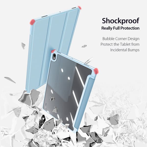 DUX DUCIS Surfplattefodral till Samsung Galaxy Tab S12+ Ljusblå