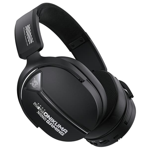 ONIKUMA GT887 Gaming Headset LED Kablede Over-Ear Hovedtelefoner Mikrofon - Sort Black