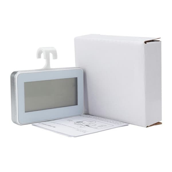 Digitalt kjøleskaps- og frysertermometer med LCD-skjerm, krok og magnet White