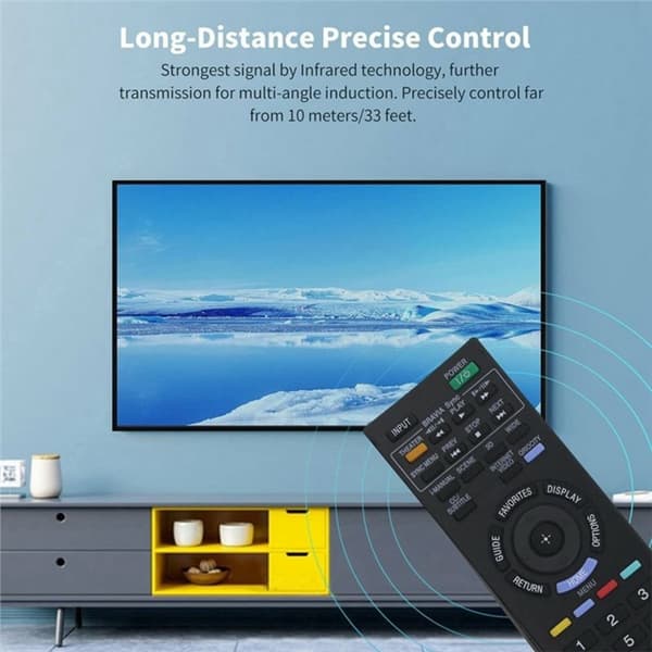 Fjernkontroll erstatning for RM-YD040 For Sony TV Black