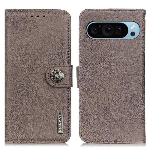 KHAZNEH Google Pixel 10 Pro / 10 / 9 Pro / 9 Plånboksfodral - Coffee Beige