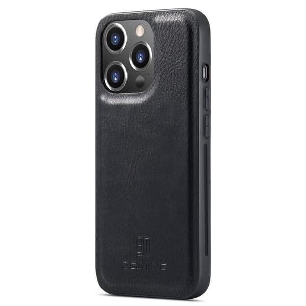 iPhone 14 Pro DG.MING Aftageligt 2 - i - 1 tegnebogsovertræk skal Black