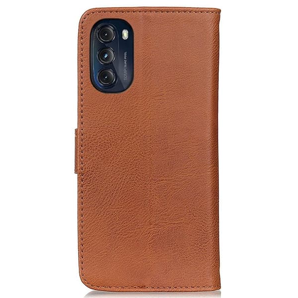 KHAZNEH Motorola Moto G 5G 2022 Plånboksfodral - Brun Brun