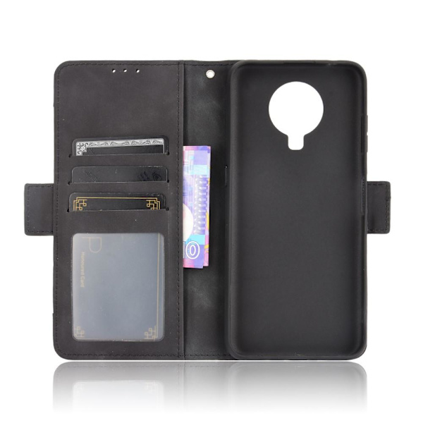 Wallet Stand Flip-telefonetui til Nokia G10/Nokia G20 - Sort Black