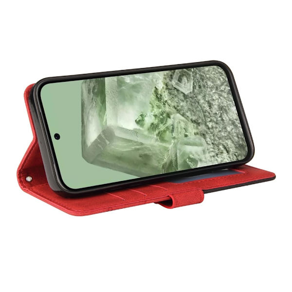 Til Google Pixel 8a KT-serie-1 dobbeltfarve Red