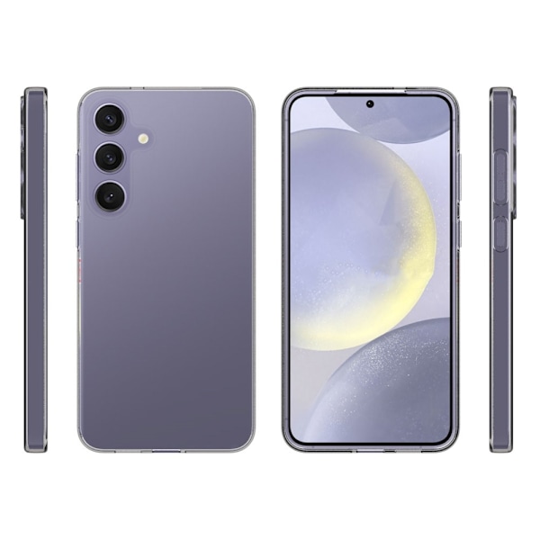 Til Samsung Galaxy S25+ Case TPU Cover Bagside Transparent
