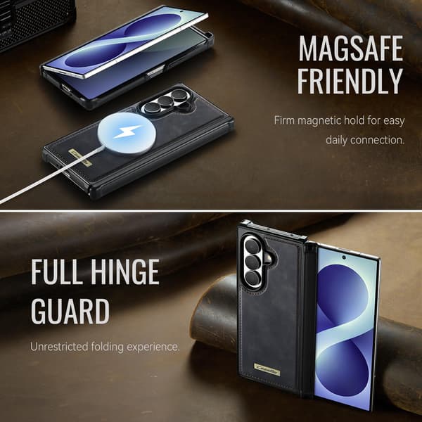 CASEME Magnetisk telefondeksel til Samsung Galaxy Z Fold8 Ultra Black