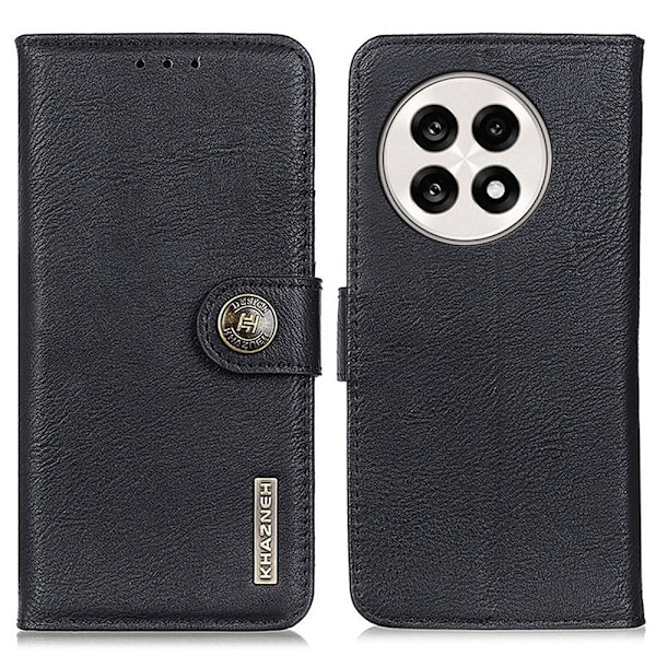 Til OnePlus 13R Case Wallet Case Shell Phone Case Wallet - Sort Black
