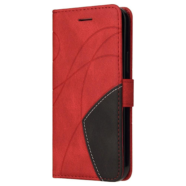Til iPhone 15 Plus KT Series-1 Dobbeltfarvet etui Red