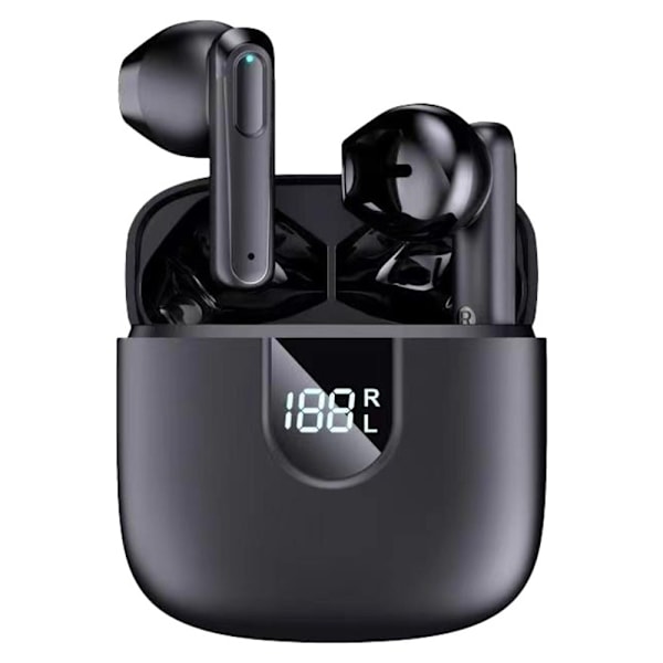 A18 150 Languages ​​Kääntäjä Smart Voice Bluetooth In Ear kuulokkeet Black