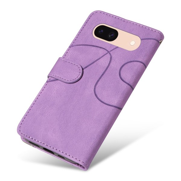 Til Google Pixel 8a KT-serie-1 dobbeltfarve Purple