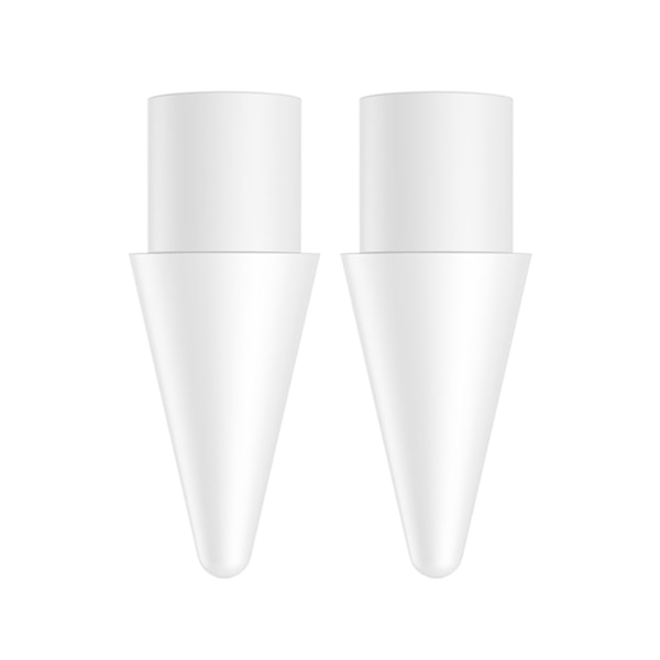 BASEUS Stylus Smooth Series 2 stk. kapacitive penspidser udskiftelige skridsikre White