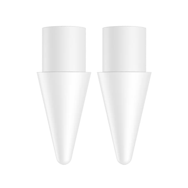 BASEUS Stylus Smooth Series 2 stk. kapasitive pennespisser utskiftbare sklisikker White